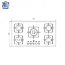 اجاق-شیشه-البرزG5960W-سفید-2.webp