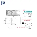 سینک-120x50توکار385Sاخوان-2.webp