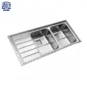 سینک ظرفشویی توکار 735 استیل البرز 5.webp