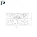 اجاق-گاز-استیل-کن-پنج-شعله-POLARIS-6.webp