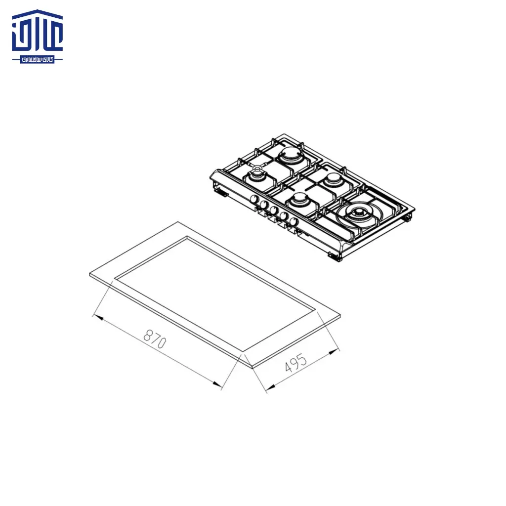 اجاق-گاز-استیلی-ایرانی-کن-ISD505-2.webp