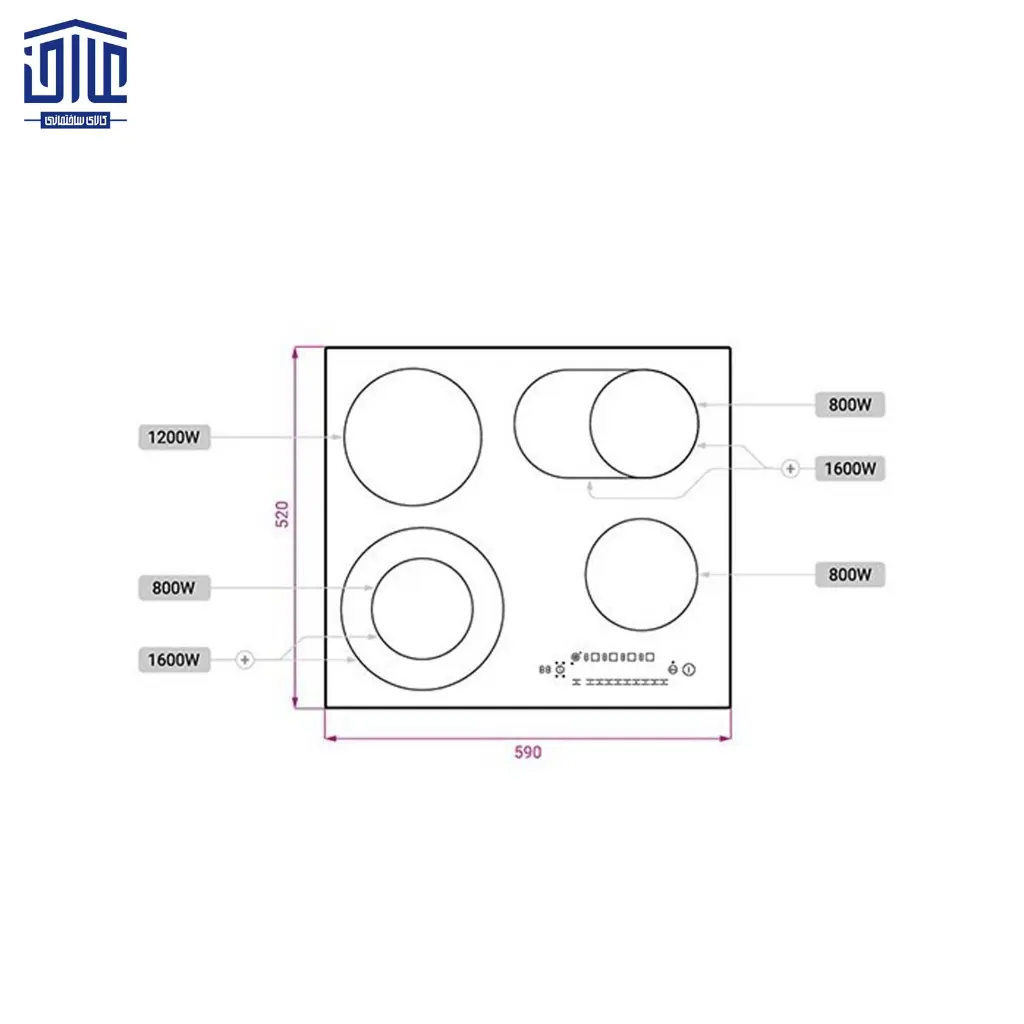 اجاق-گاز-برقی-4-شعله-cc4505-کن-3.webp
