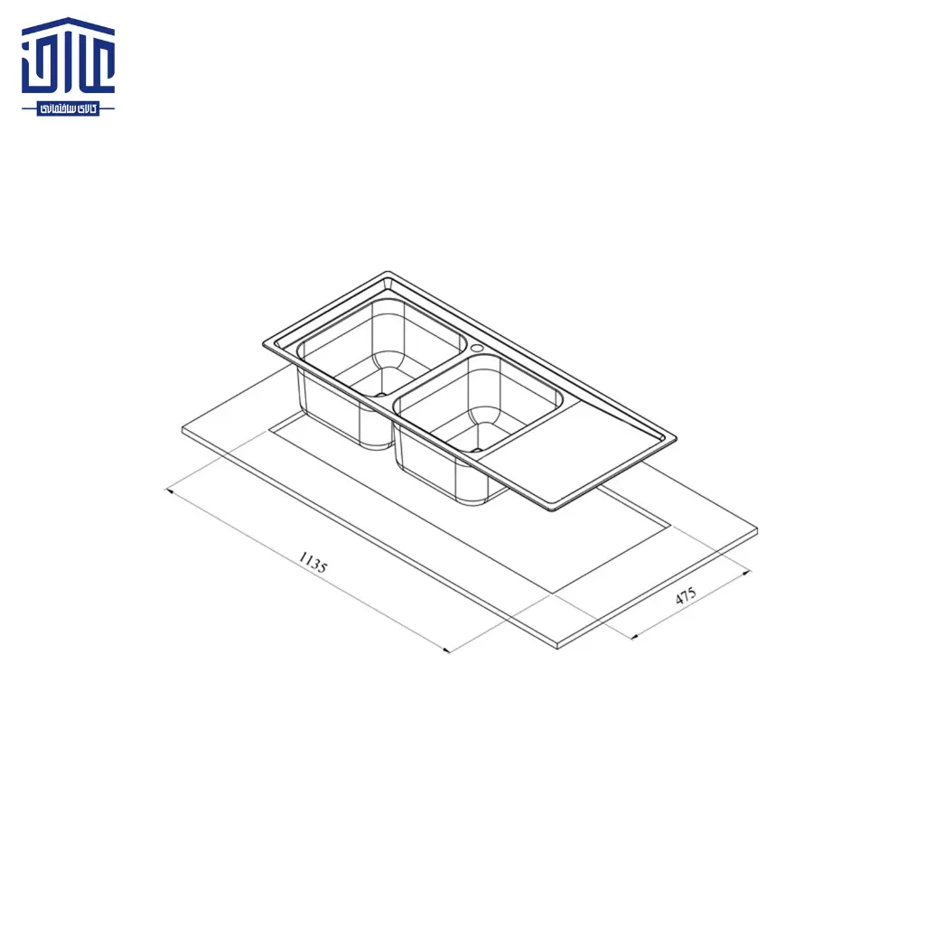 سینک-توکار-کن-8122S-2.webp