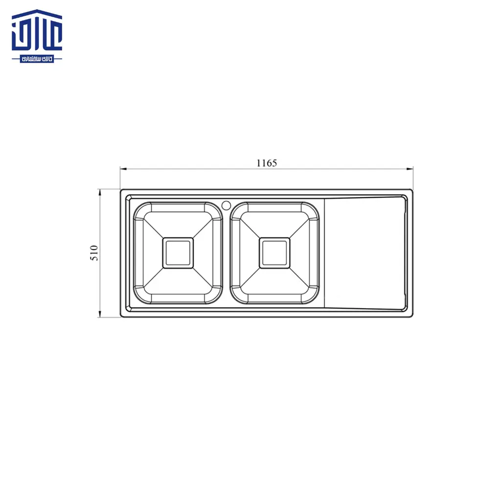 سینک-توکار-کن-8122S-3.webp