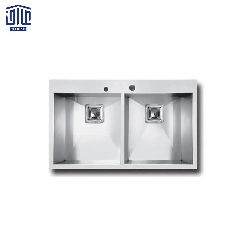 334 باکسی 75.5x50 توکار دو لگنه اخوان