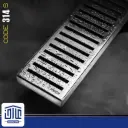 کفشور مدل 314S خطی سوپاپ دار آداک، استیل، سایز 30*8*1/2