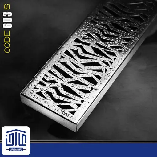 کفشور مدل 603S طولی آداک، استیل، سایز 60 سانتی متر