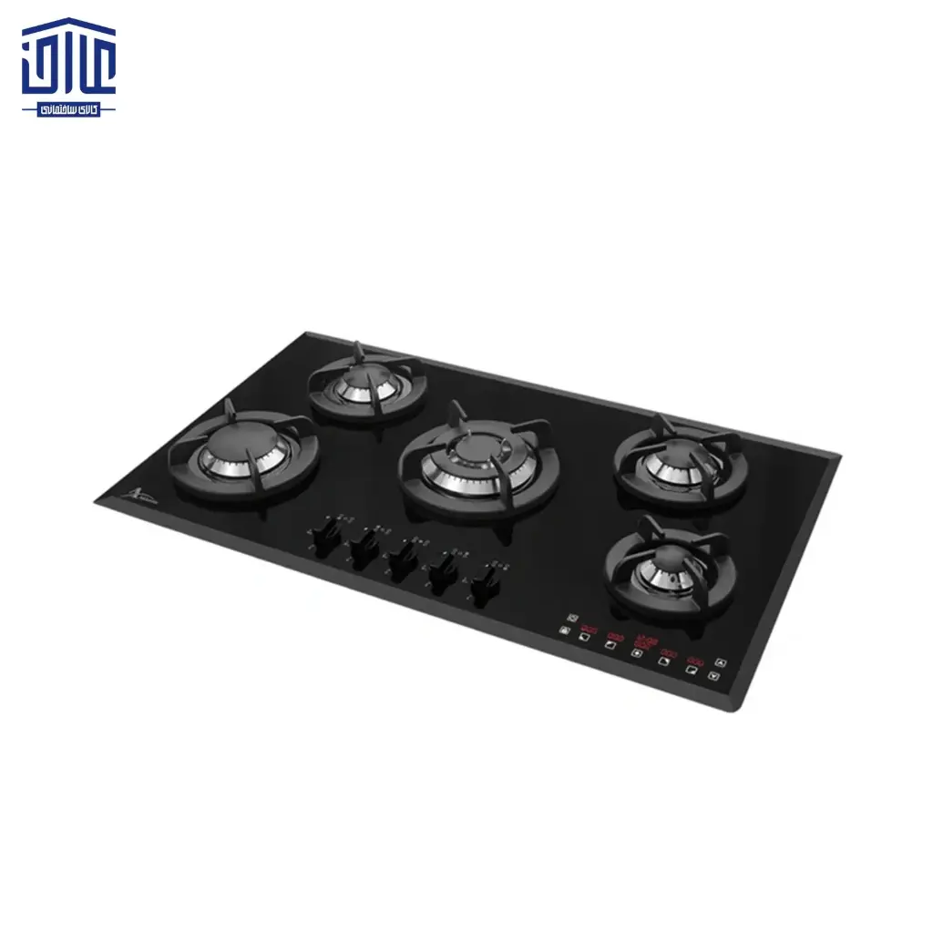 [262004039] V14 گاز شیشه 5 شعله تایمردار اخوان