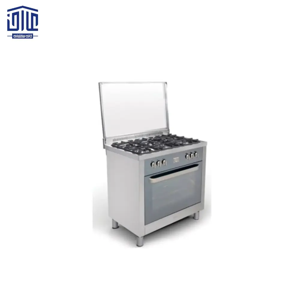 اجاق گاز مبله تخت مدل M14-EDTR اخوان، استیل