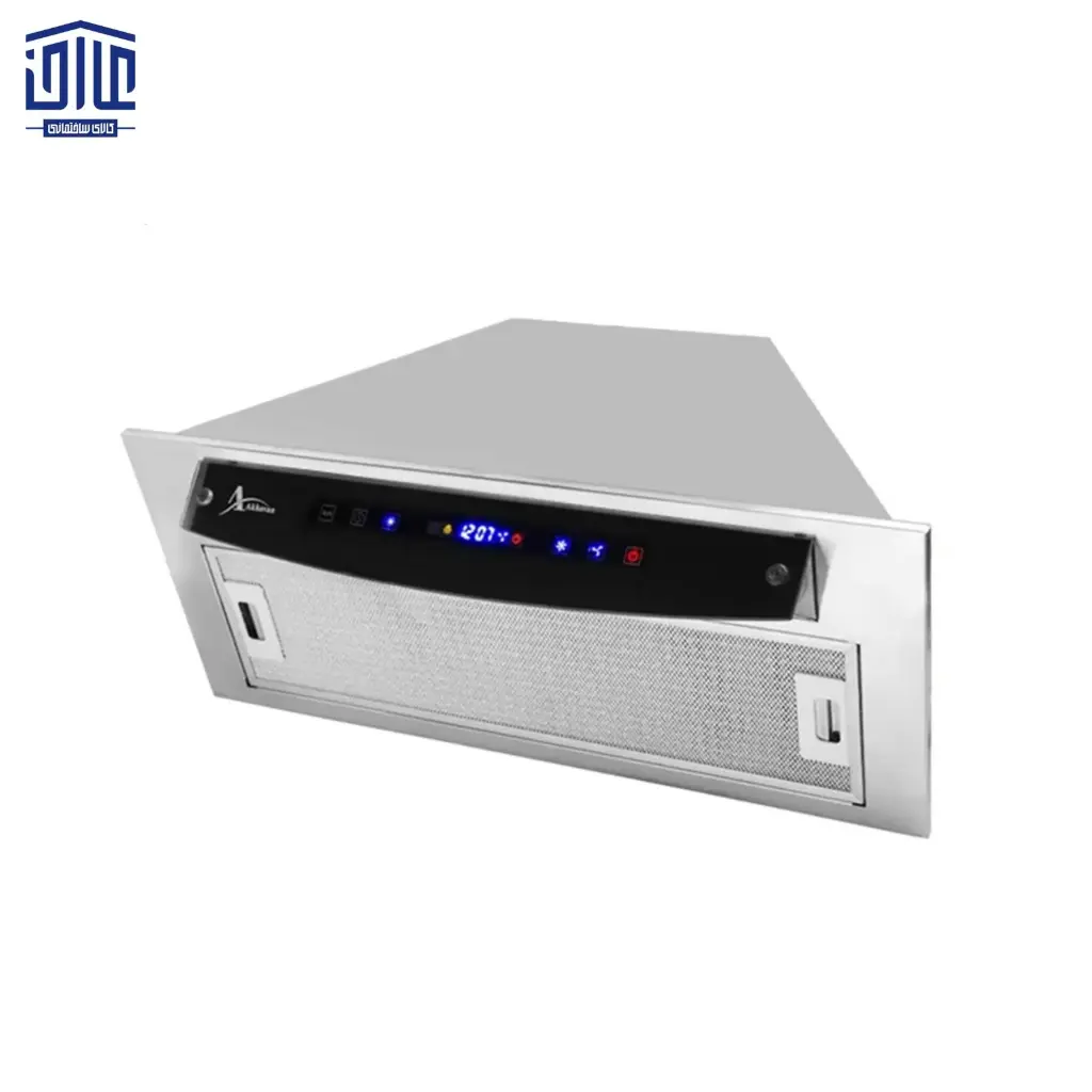 هود مخفی شیشه استیل مدل H212 اخوان