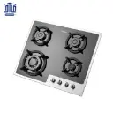 اجاق 4 شعله شیشه البرز فریم استیل G4652S