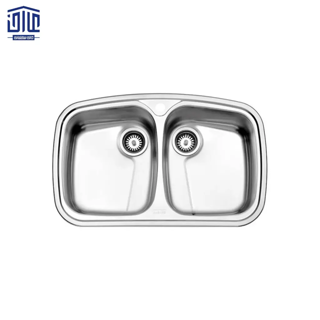 سینک ظرفشویی روکار628x60 استیل البرز