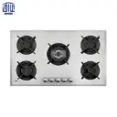521GW کن گاز 5 شعله شیشه سفید