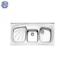 سینک ظرفشویی روکار فانتزی استیل البرز 60*614 درجه 2