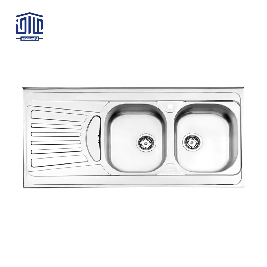 سینک ظرفشویی روکار 725x50 استیل البرز