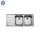 سینک ظرفشویی توکار763 استیل البرز