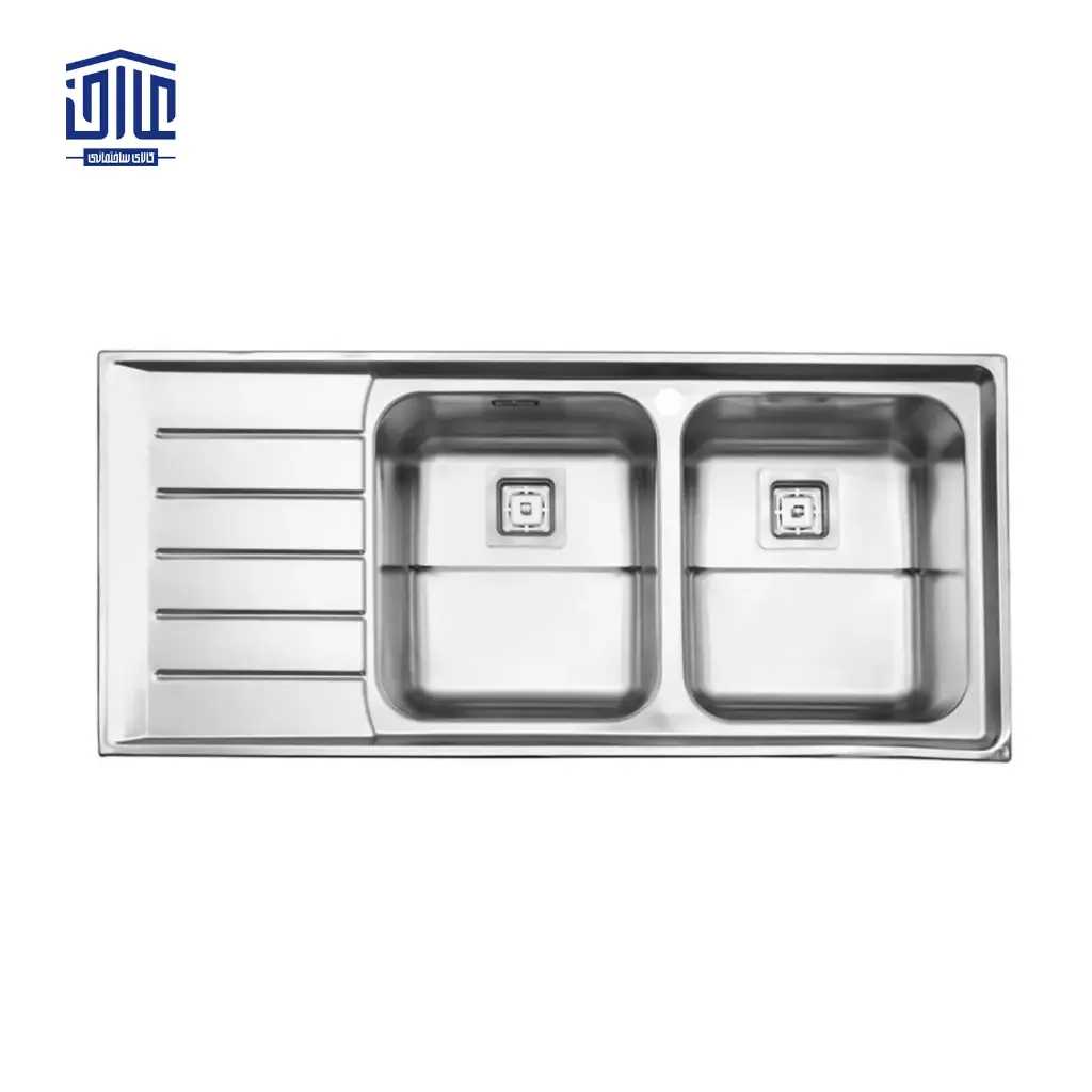 [249004054] سینک ظرفشویی روکار 735x60 استیل البرز (لگن راست)
