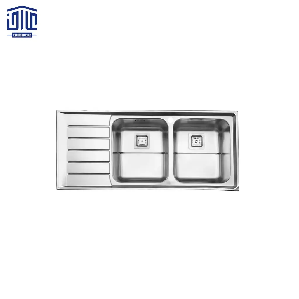 [249005042] سینک ظرفشویی توکار 735 استیل البرز (لگن راست)