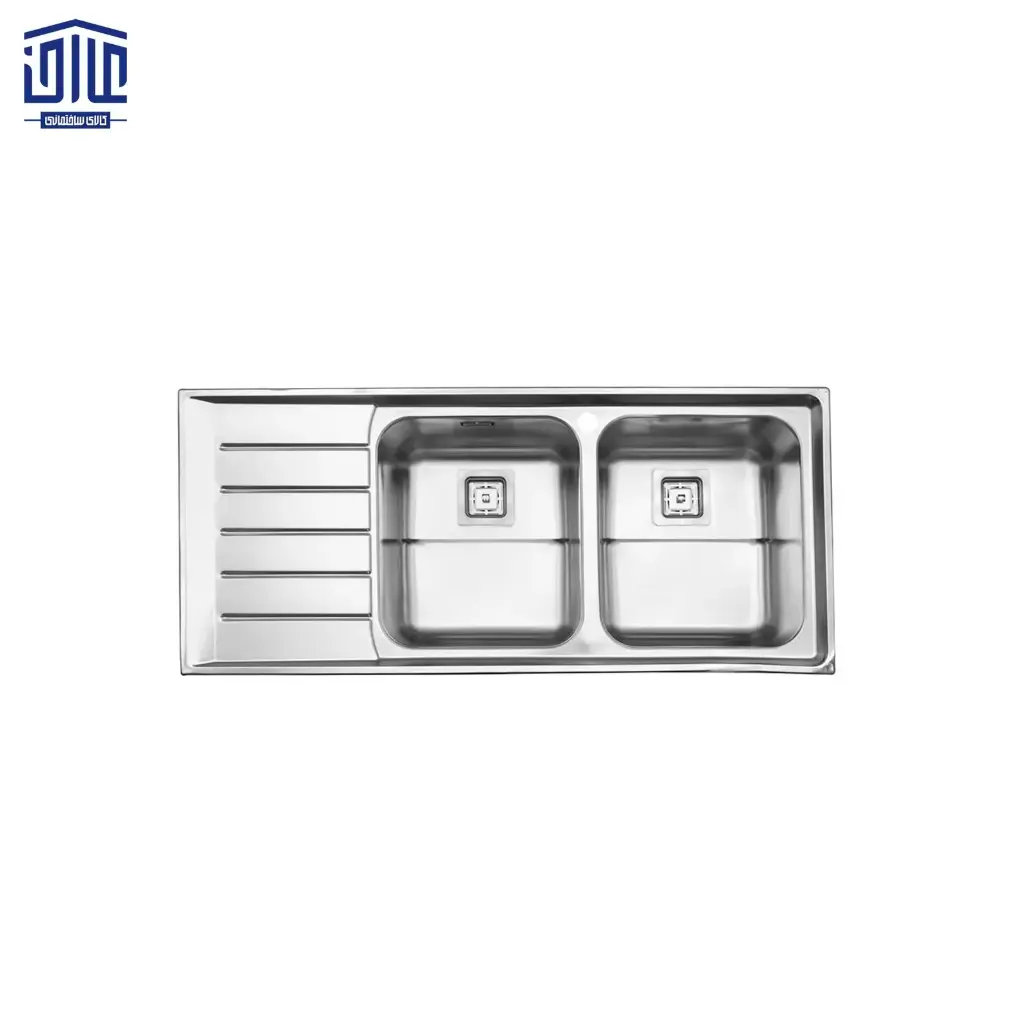 سینک ظرفشویی توکار فانتزی 52×735 استیل البرز درجه 2