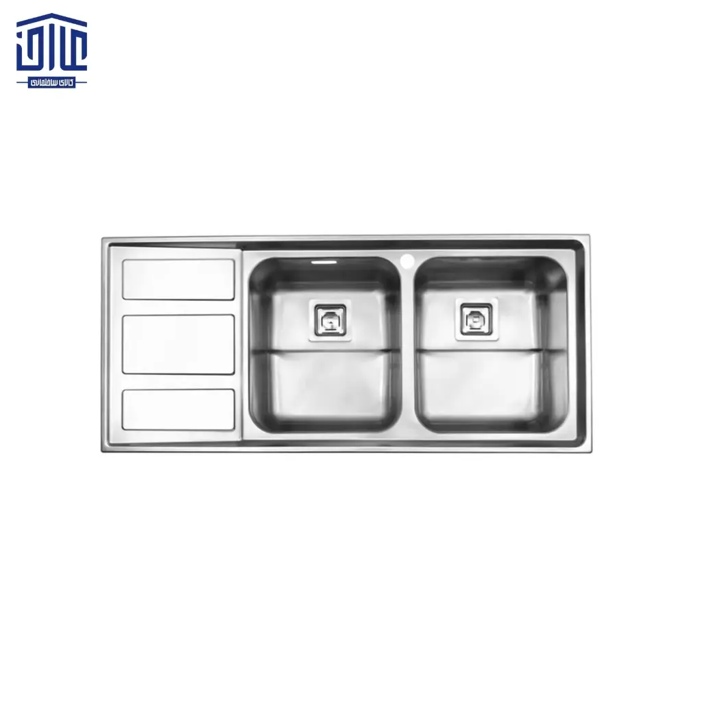 [249005061] سینک ظرفشویی توکار 765 استیل البرز (لگن راست)