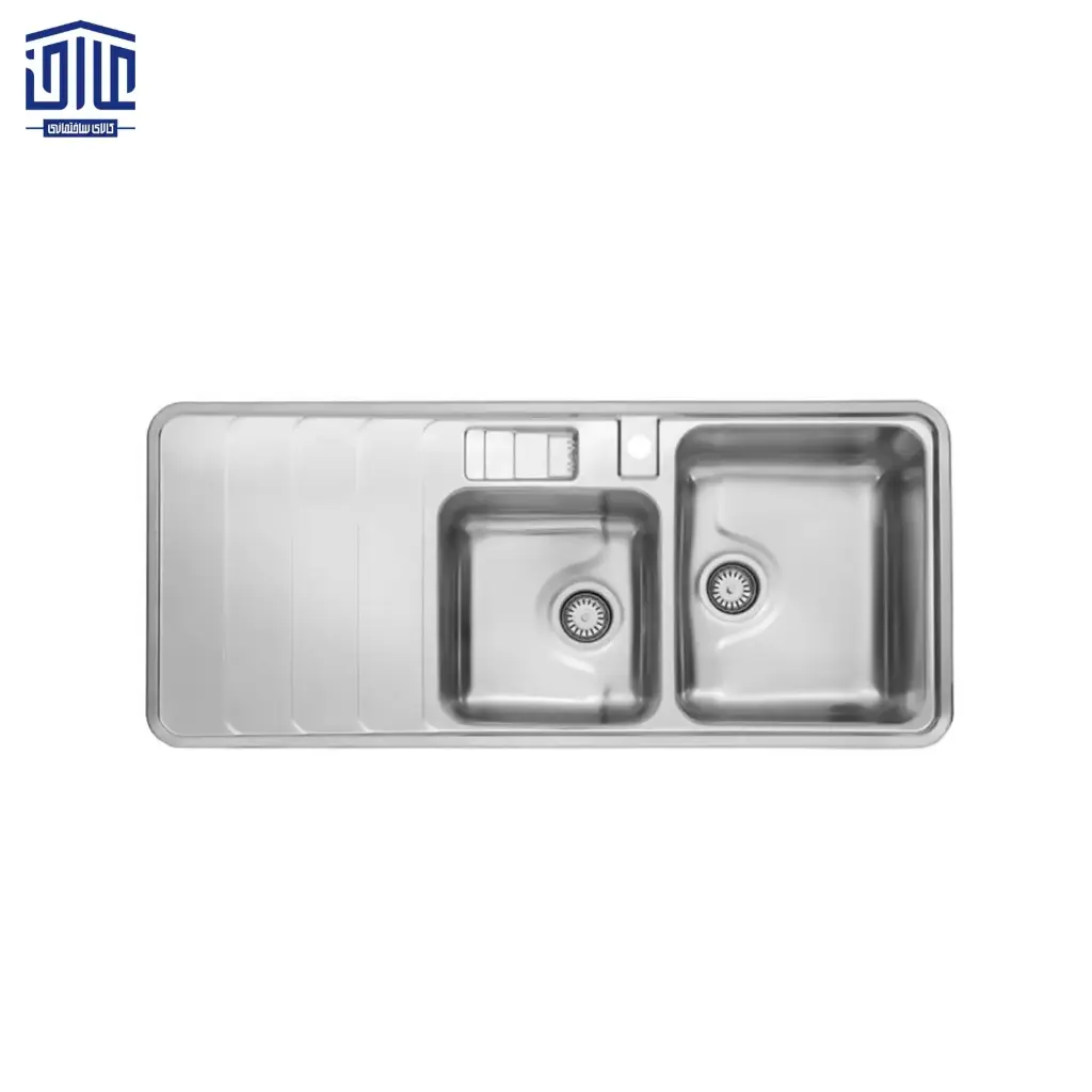 [249005040] سینک ظرفشویی توکار 816 استیل البرز (لگن راست)