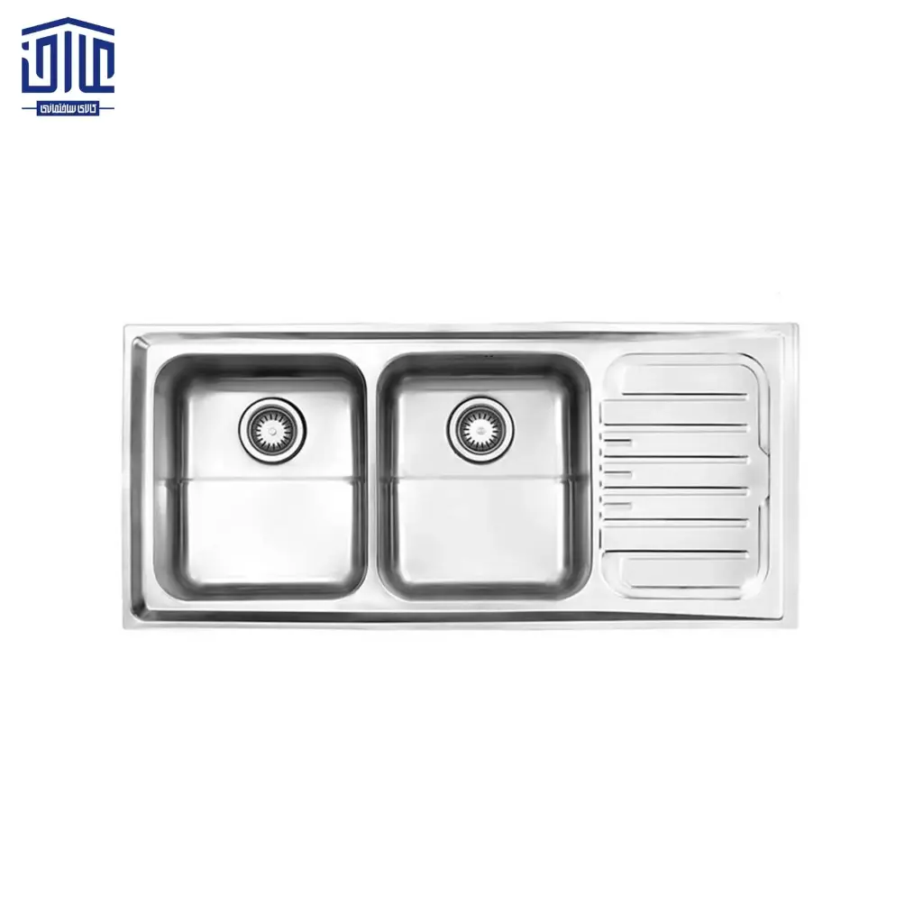 [249005045] سینک ظرفشویی توکار 733 استیل البرز (لگن راست)