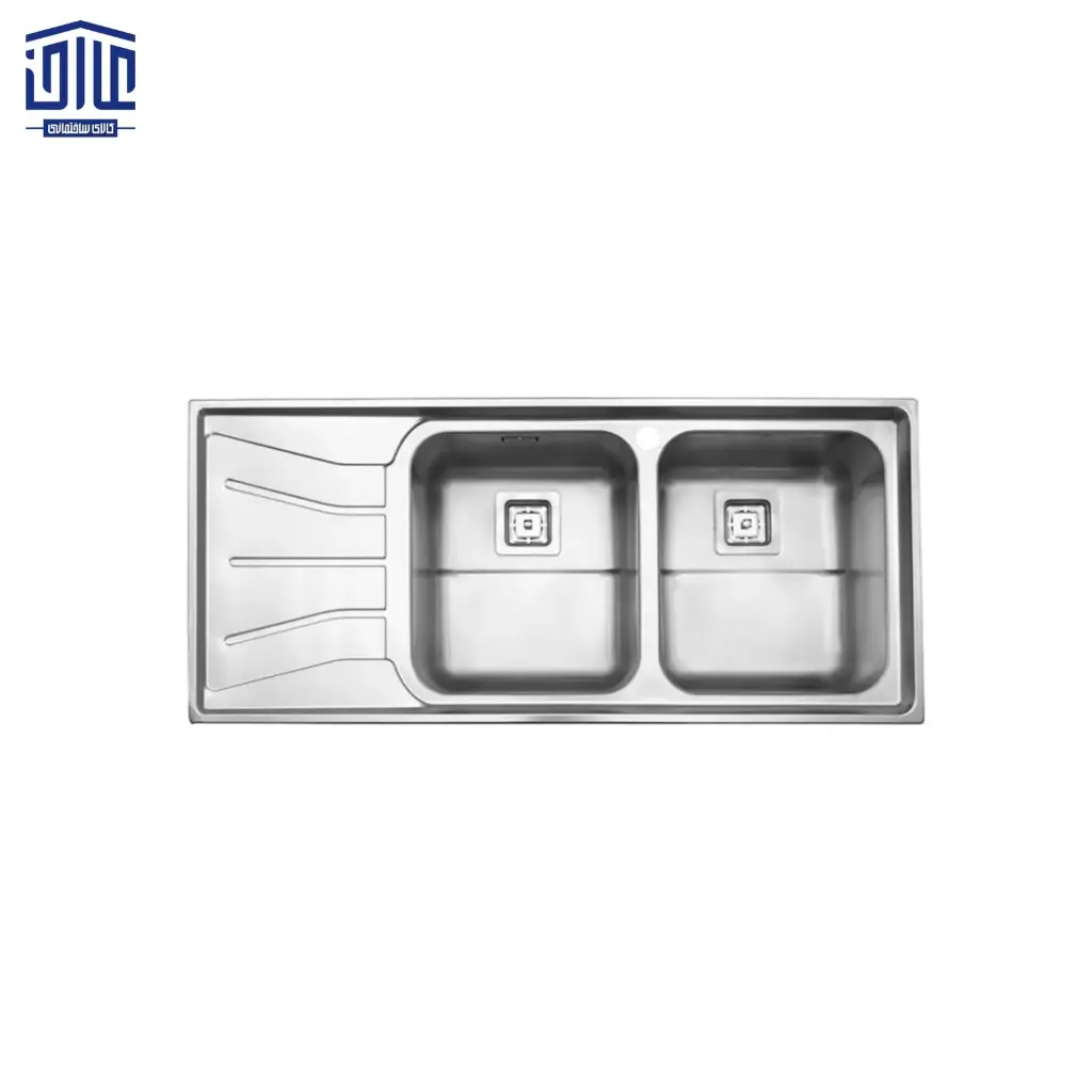[249005048] سینک ظرفشویی توکار 737 استیل البرز (لگن راست)