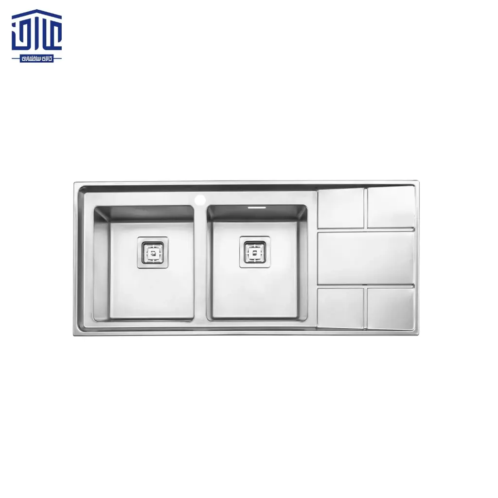 [249005066] سینک ظرفشویی توکار 950 استیل البرز (لگن راست)