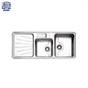 سینک ظرفشویی توکار 814 استیل البرز باجامایع