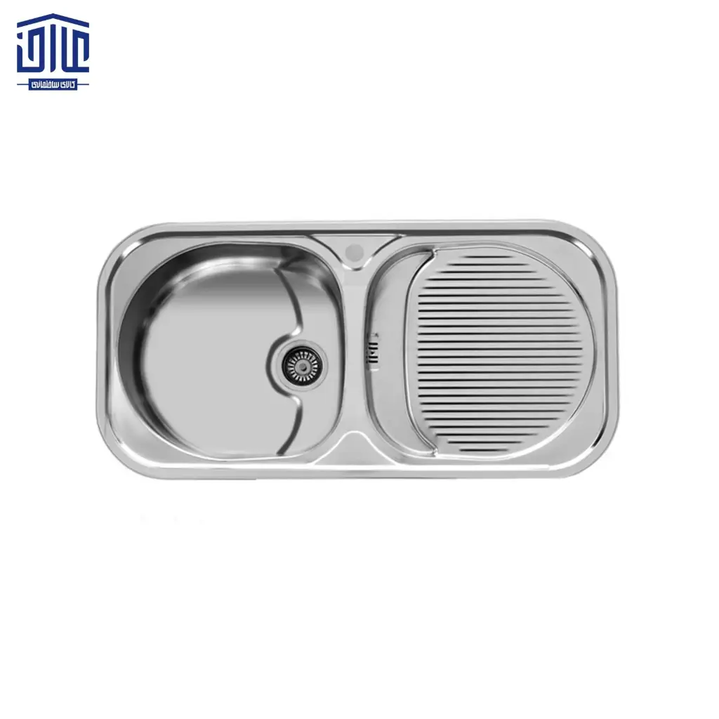 [262002031] سینک 100x50 توکار 113 اخوان (لگن راست)