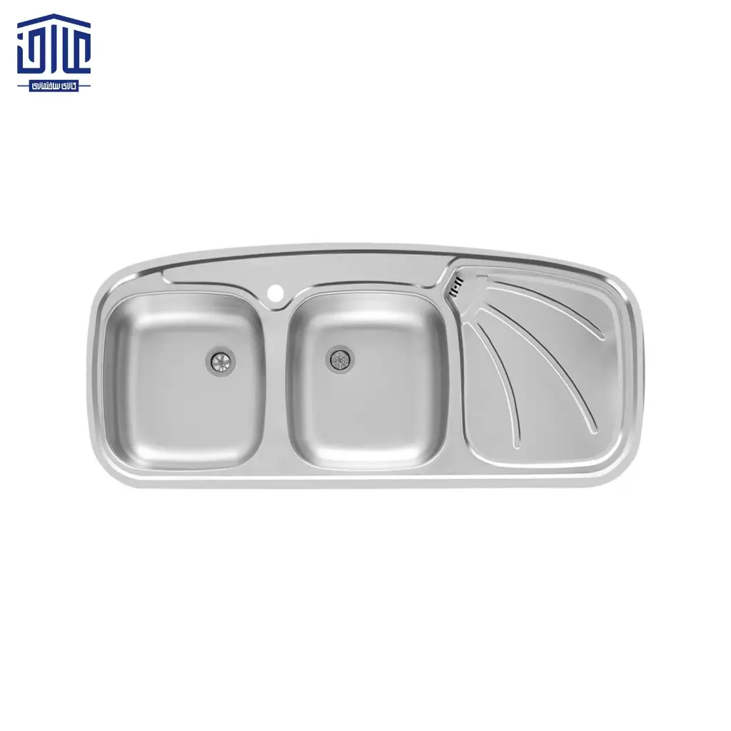 سینک 120x50 توکار 136SP/CR اخوان