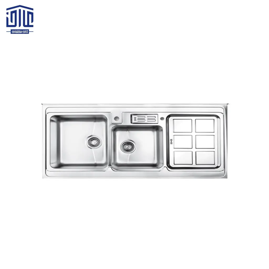 سینک 120x60 جا مایع دار 362 اخوان