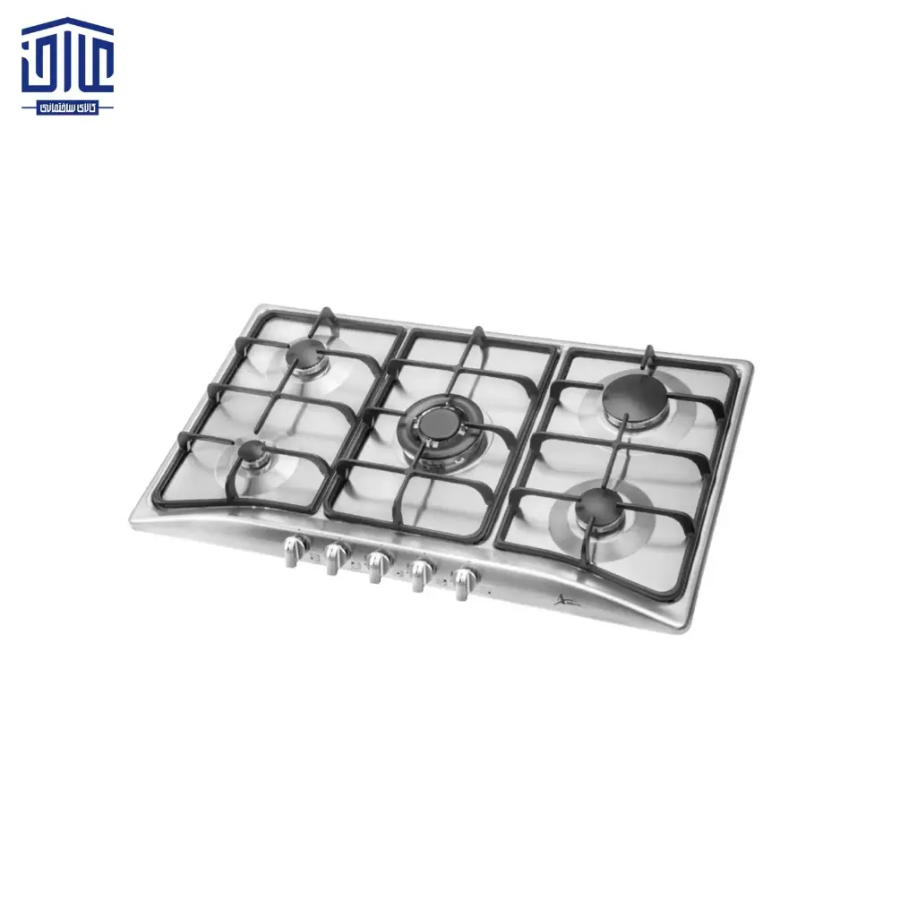 [262003040] G13 گاز استیل 5 شعله اخوان (پلوپز راست)