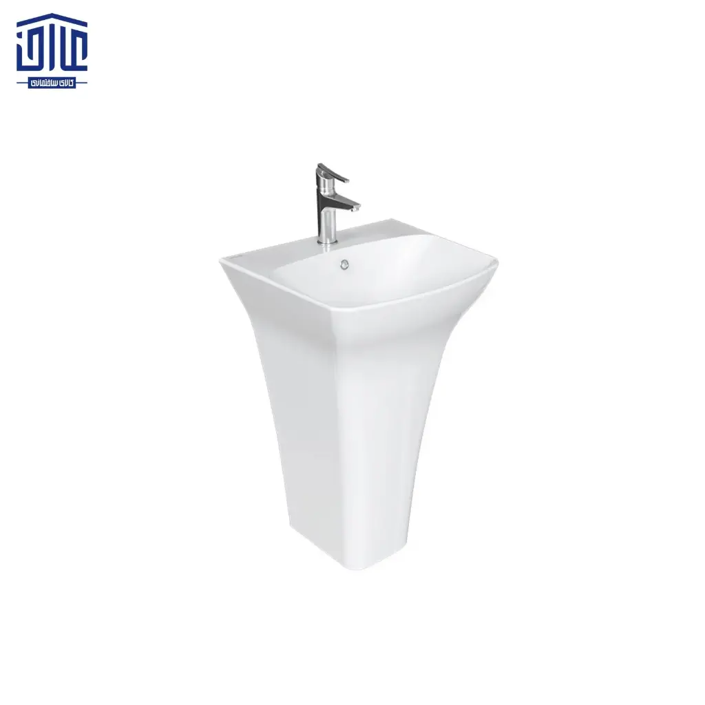دستشویی پایه سرخود آرتا چینی کرد
