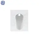 توالت آرین تخت بدون ریم (Flat-Rimless) چینی کرد