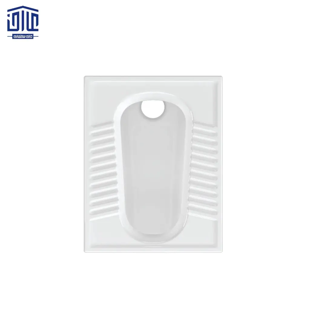 [1390100004] توالت آزالیا تخت ریم بسته (Flat- Close Rim) چینی کرد (درجه 1)