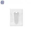 توالت تولیپ تخت ریم بسته (Flat-Close Rim) چینی کرد