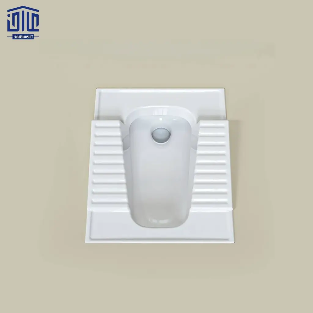 توالت لاندیس تخت ریم بسته (Flat-Close Rim) چینی کرد (درجه 1)