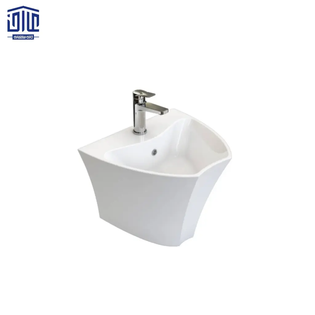 دستشویی نیم پایه لیندا 52 چینی کرد