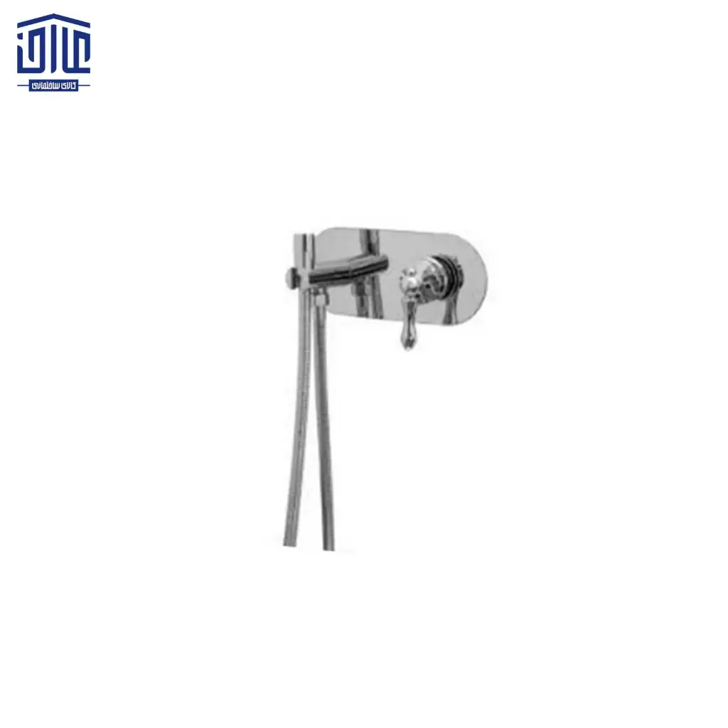 شیرآفتابه توکار مدل کلاسیک راشین، کروم