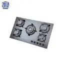 اجاق گاز رومیزی شیشه ای مدل G5961 استیل البرز، 5 شعله