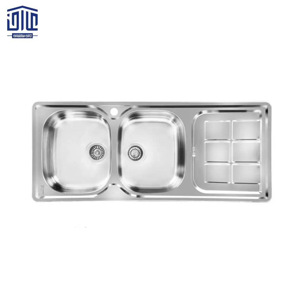 [262002099] سینک 50×120 توکار A147 اخوان (لگن راست)