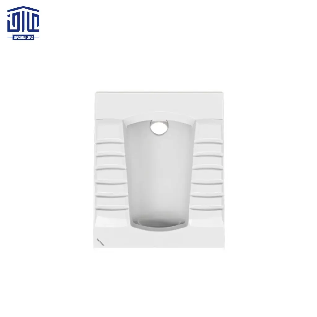 توالت مدل آلپن بدون ریم طبی (Ergonomic-Rimless) چینی کرد، سفید