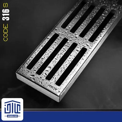 [142001014] کفشور مدل 317S خطی سوپاپ دار آداک، استیل، سایز 30*8*1/2