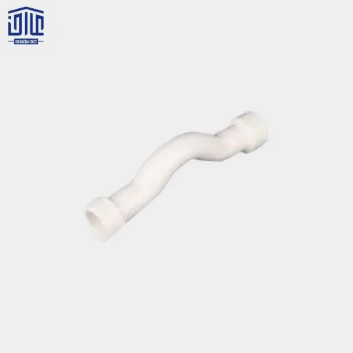[855321755] لوله خم دار دوسر بوشن سفید 25 آذین 16210