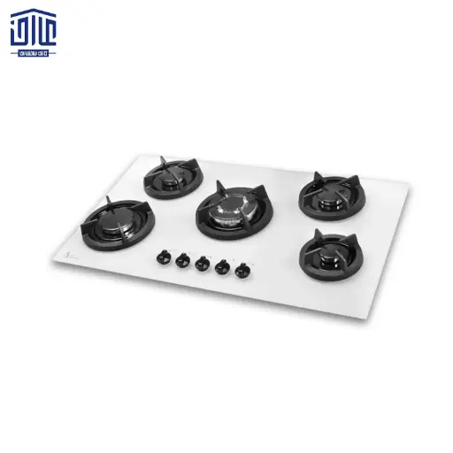 [262004007] G/142 گازشیشه اخوان 5شعله سفید