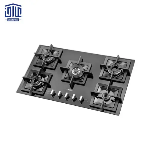 [249001005] اجاق گاز رومیزی شیشه ای مدل G5913 استیل البرز، ایتالیایی
