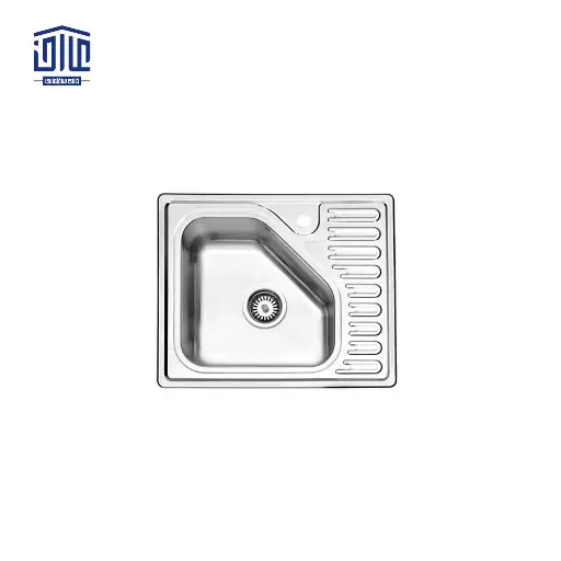 [249005004] سینک ظرفشویی توکار 810 استیل البرز