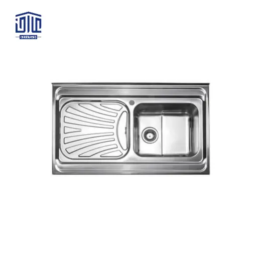 سینک ظرفشویی روکار711x60 استیل البرز