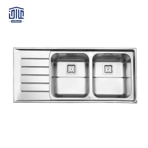 سینک ظرفشویی روکار 735x60 استیل البرز